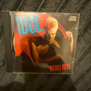Billy Idol Chrysalis Records Rebel Yell CD One Size Black Red